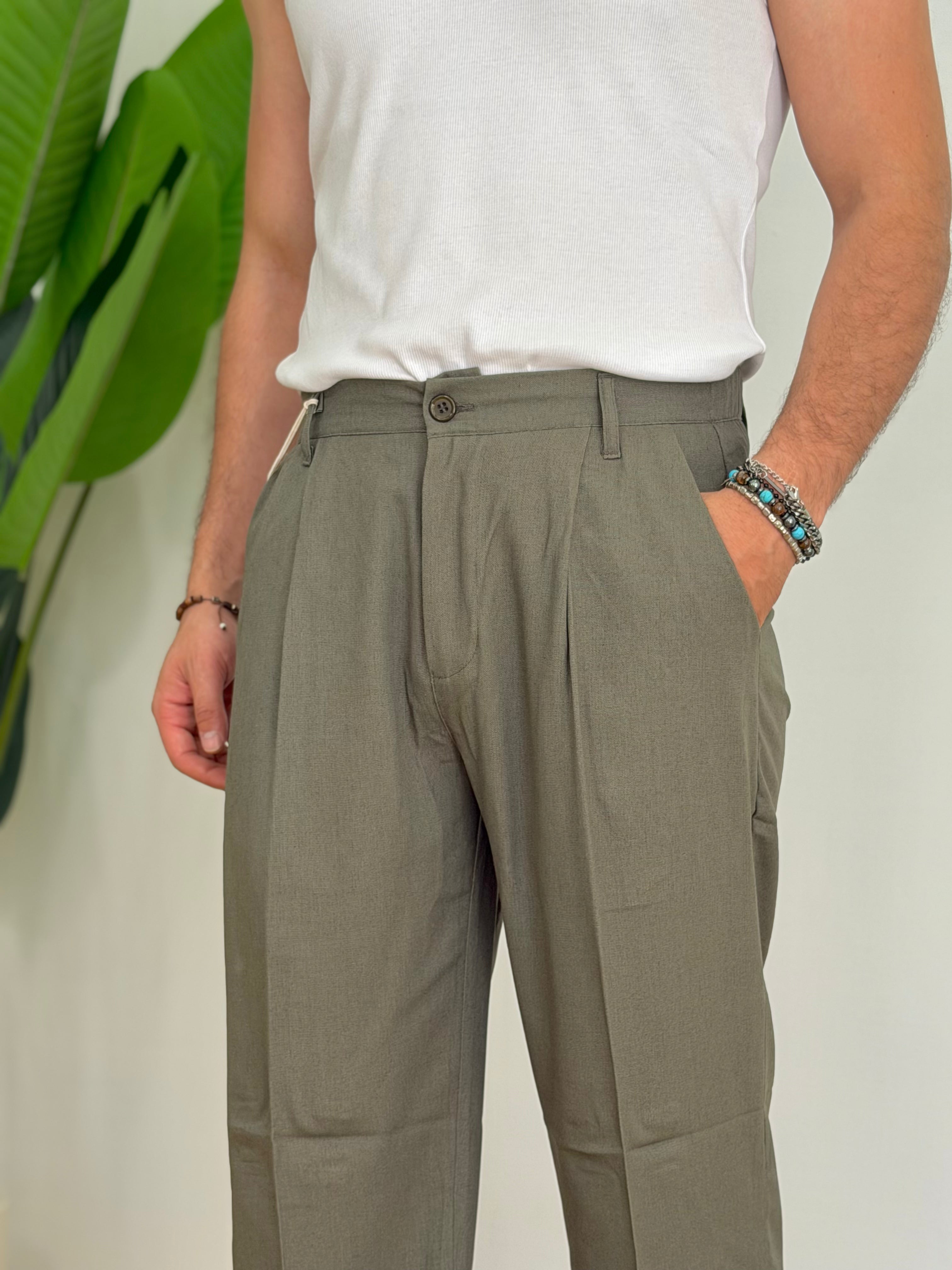 PANTALONE IN LINO