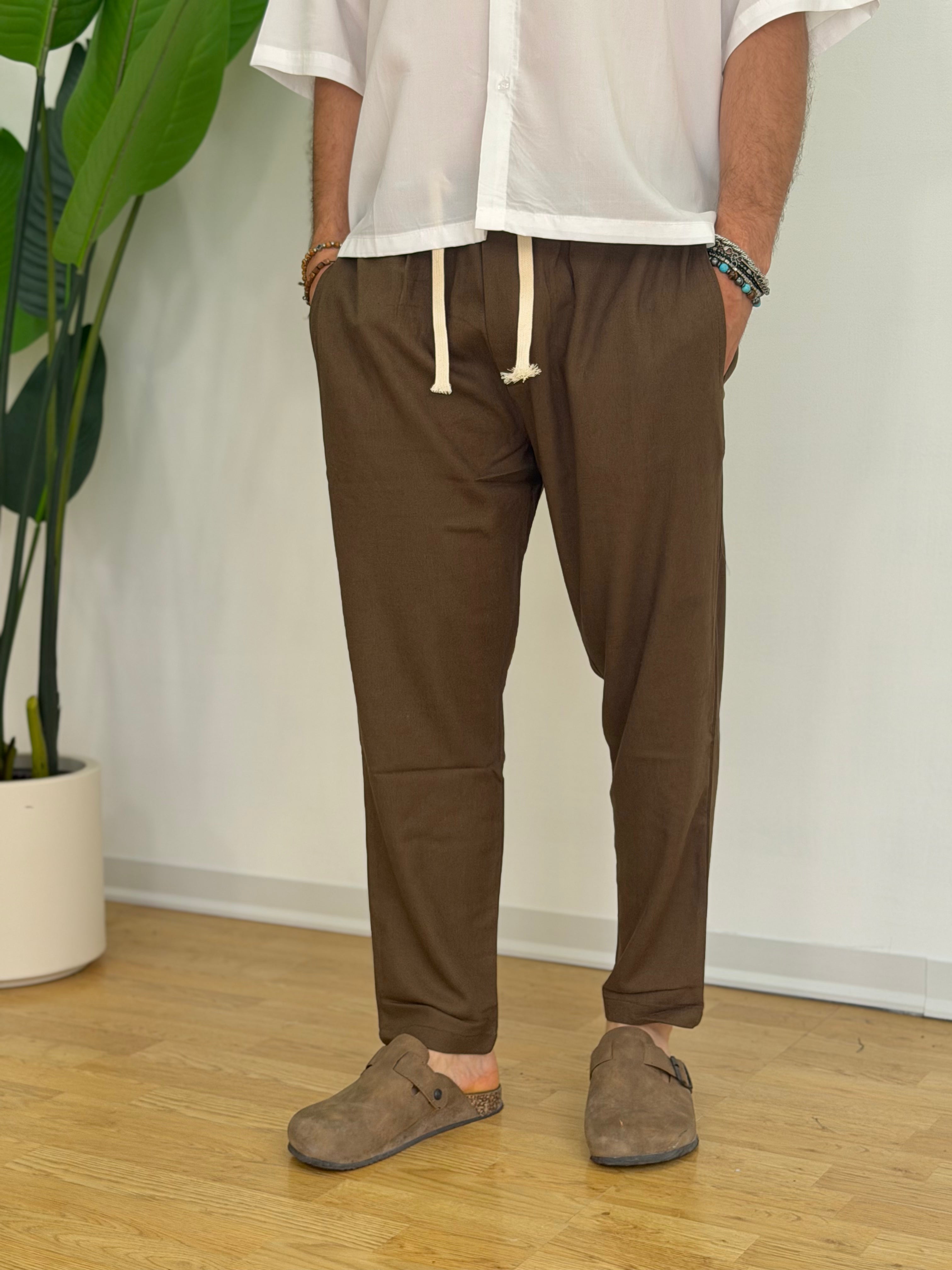 PANTALACCIO IN LINO